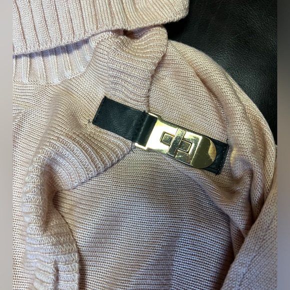 Calvin Klein Women’s Cowl Neck Sweater, Dusty Rose, Size S/M - Picture 4 of 6